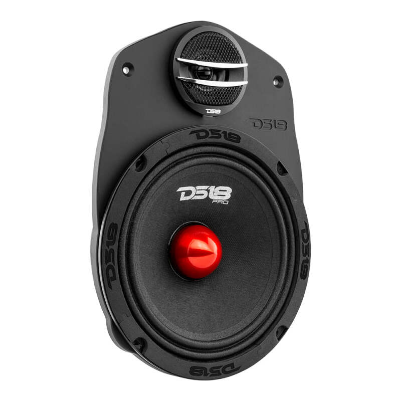DS18 Speaker Adaptor 6x9in 2- Way Adapter Fits 6.5in Speakers & 1.38in Tweeters (Speakers Not Incld)