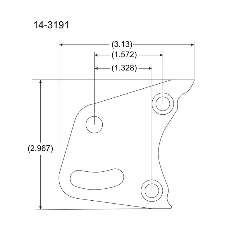 Peterson Fluid Systems Bear Claw Mount Blade - Right Side