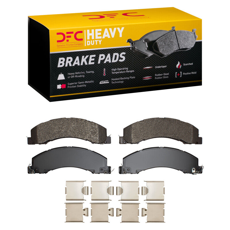 DFC 08-10 Dodge Ram 4500 Rear/Front Heavy Duty Pads and Hardware Kit