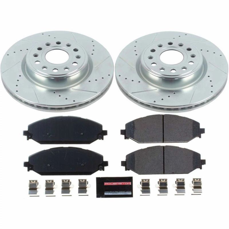 PowerStop Power Stop 20-22 Ram 1500 Front Z23 Evolution Brake Kit