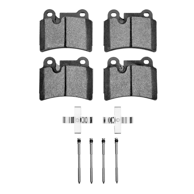 R1 Concepts R1 07-09 Volkswagen Touareg Rear Semi Met Pads & Hardware Kit