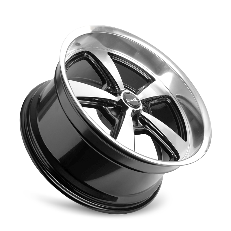 Ridler Wheels Ridler 652 18x9.5 / 5x139.7 BP / 0mm OS / 108.1mm Hub Gls Blk w/ Diamond Cut Face & Lip Wheel