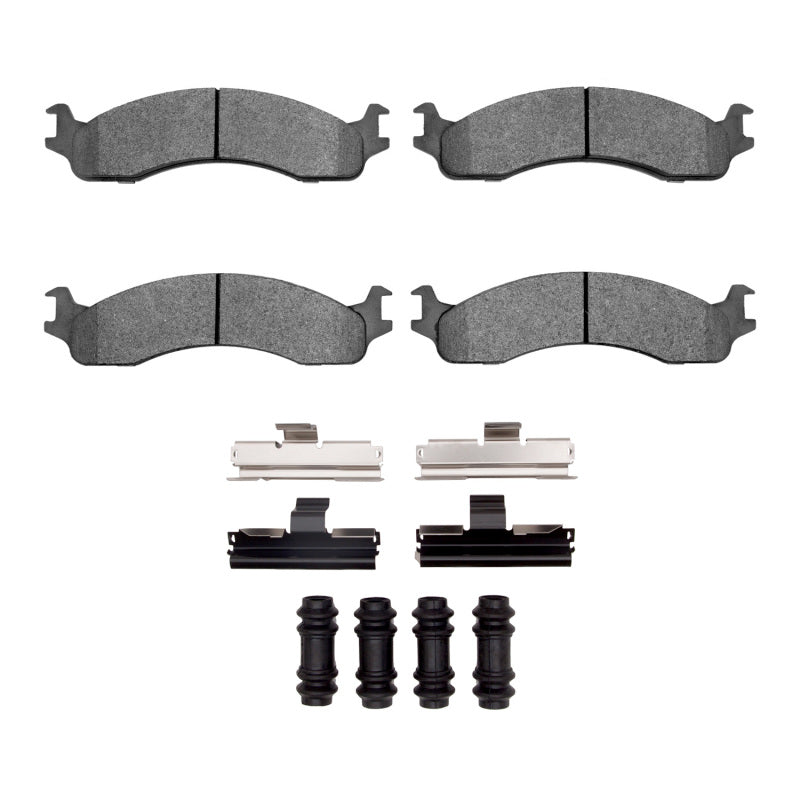 R1 Concepts R1 95-07 Ford E-350 Econoline Front Semi Met Pads & Hardware Kit