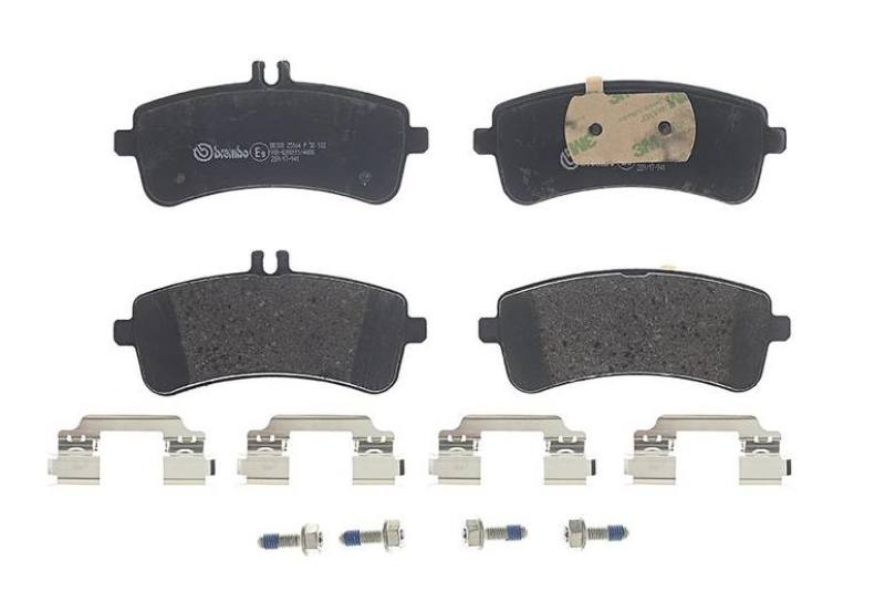 Brembo OE Brembo 13-19 Mercedes-Benz SL63 AMG/13-18 SL65 AMG Rear Premium Low-Met OE Equivalent Pad