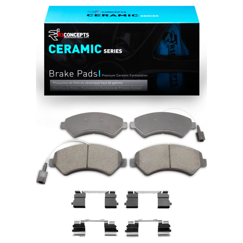 R1 Concepts R1 14-25 Ram Promaster EV Front Ceramic Pads & Hardware Kit