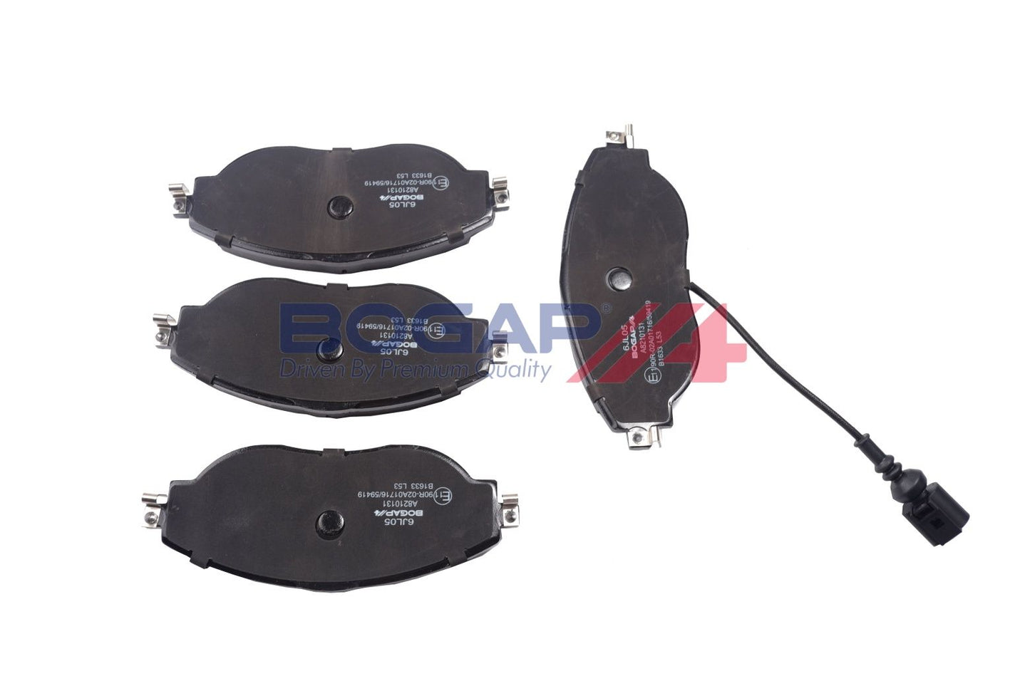 BOGAP A8210131 Brake Pad Set, Disc Brake