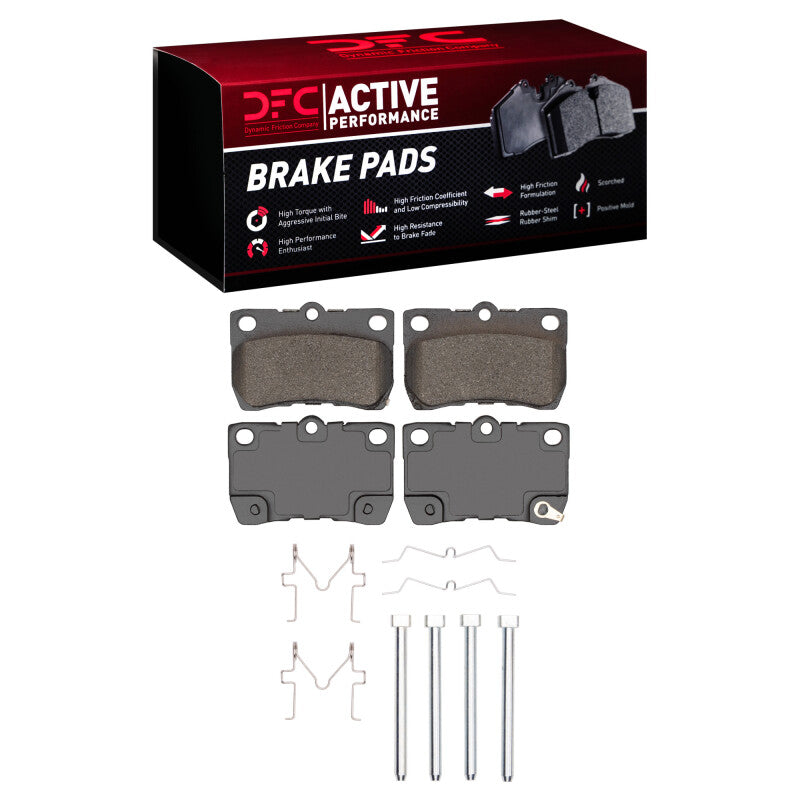 DFC 06-13 Lexus IS250 Rear Active Performance Pads and Hardware Kit