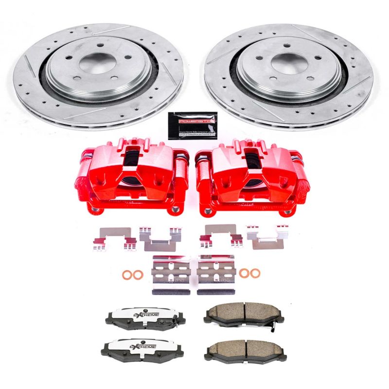 PowerStop Power Stop 06-09 Cadillac XLR Rear Z26 Street Warrior Brake Kit w/Calipers