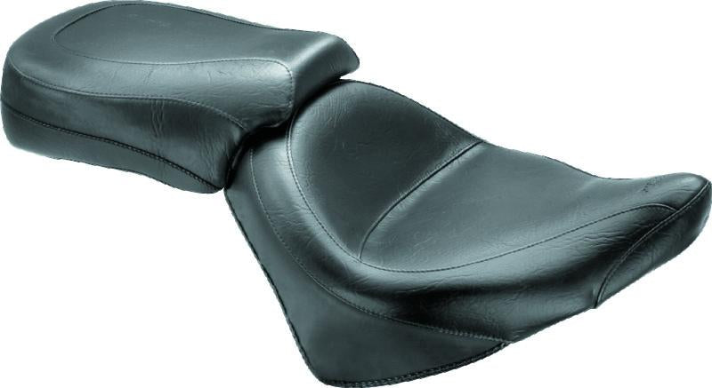 Mustang Motorcycle Mustang 02-08 Honda VTX1800 Cruiser Tank Bib w/Studs- Black