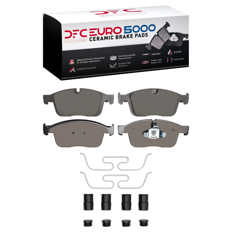 DFC 16-17 Volvo XC60 Front Euro 5000 Ceramic Brake Pads and Hardware Kit