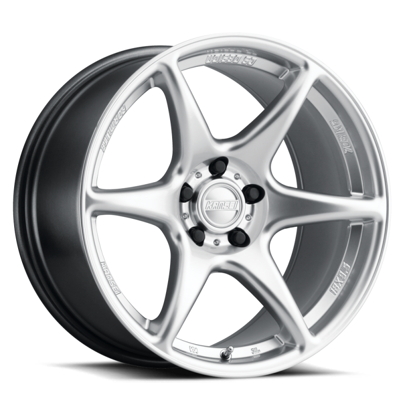 Kansei K11H Tandem 15x8in / 4x114.3 BP / 0mm Offset / 73.1mm Bore - Hyper Silver Machined Lip