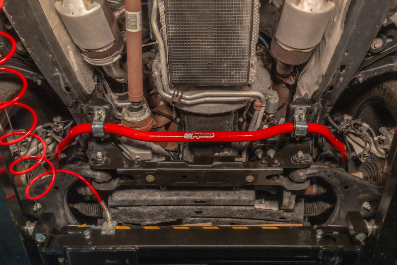 UMI Performance 21-24 Ford F-150 1 3/8in Solid Front Sway Bar - Red