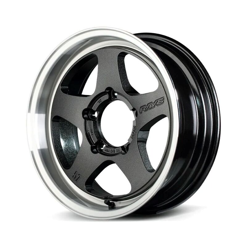 Gram Lights 57FR-X 16x6.5 -12 5-139.7 Glass Black/Rim DC Wheel