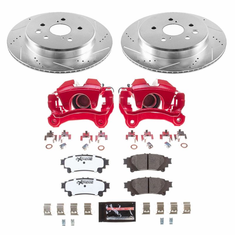 PowerStop Power Stop 19-13 Lexus GS350 Rear Z26 Street Warrior Brake Kit w/Calipers