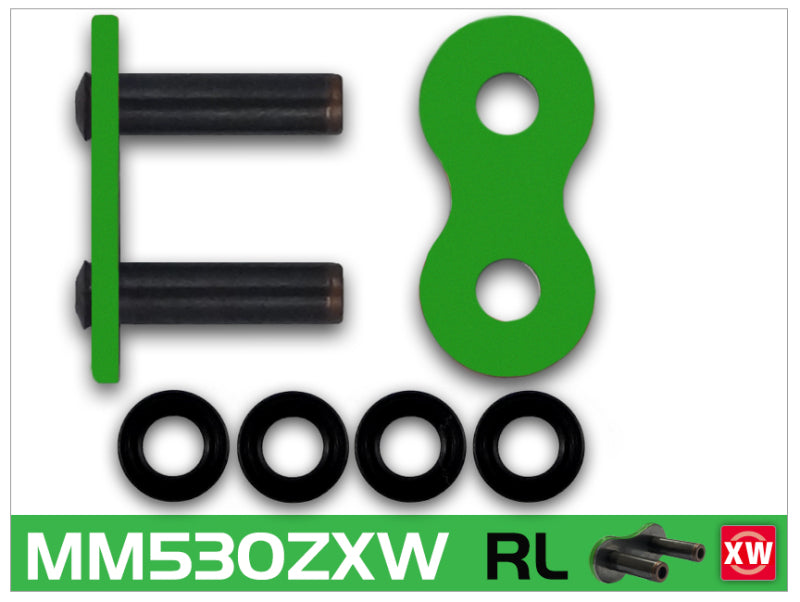 RK Chain MM530ZXW-RIVET - Green