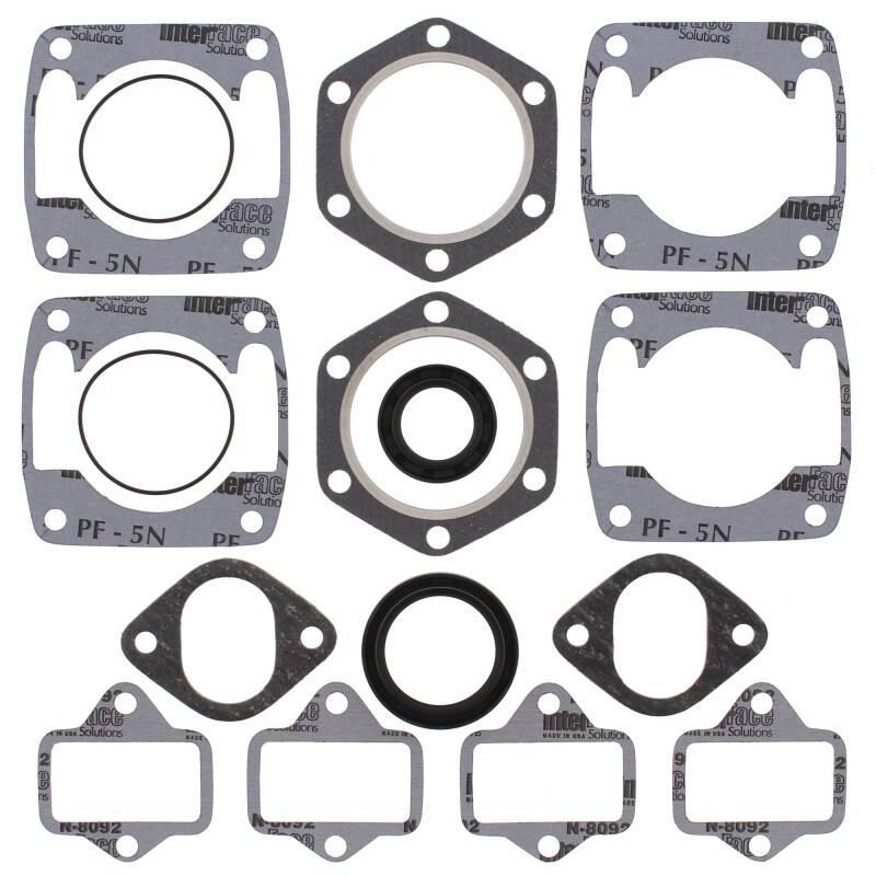 Vertex Pistons Vertex Gaskets JLO-Cuyuna 2F440/2 6 Bolt Head Electric FC/2 Complete Gasket Kit w/ Oil Seals