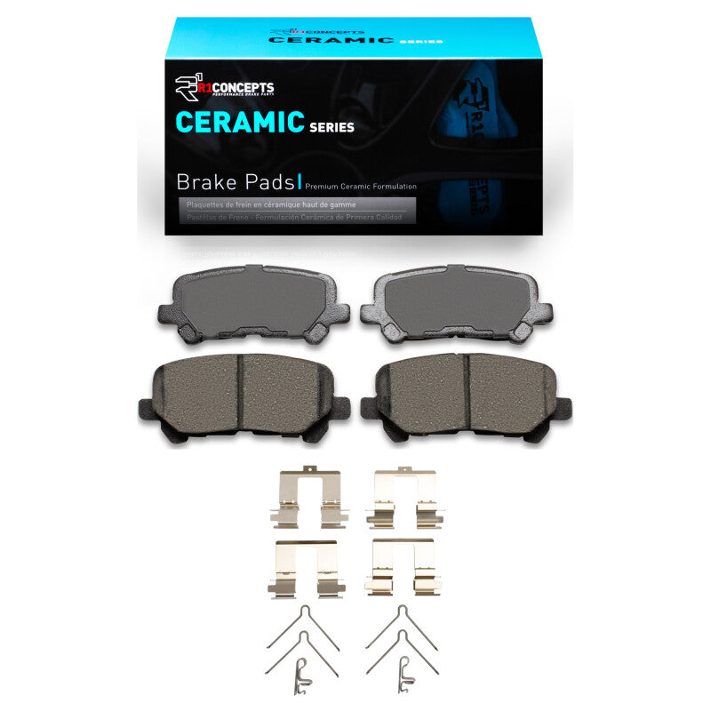 R1 Concepts R1 2007-2025 Acura MDX Rear R1 Ceramic Pads & Hardware Kit