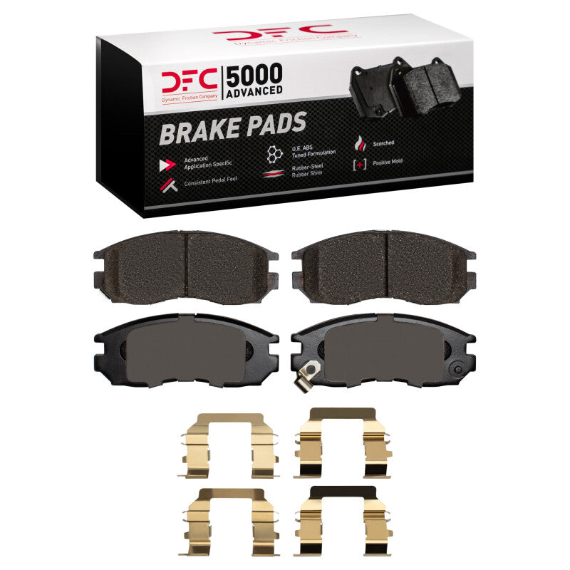 DFC 89-05 Chrysler Sebring Front 5000 Advanced Ceramic Brake Pads and Hardware Kit