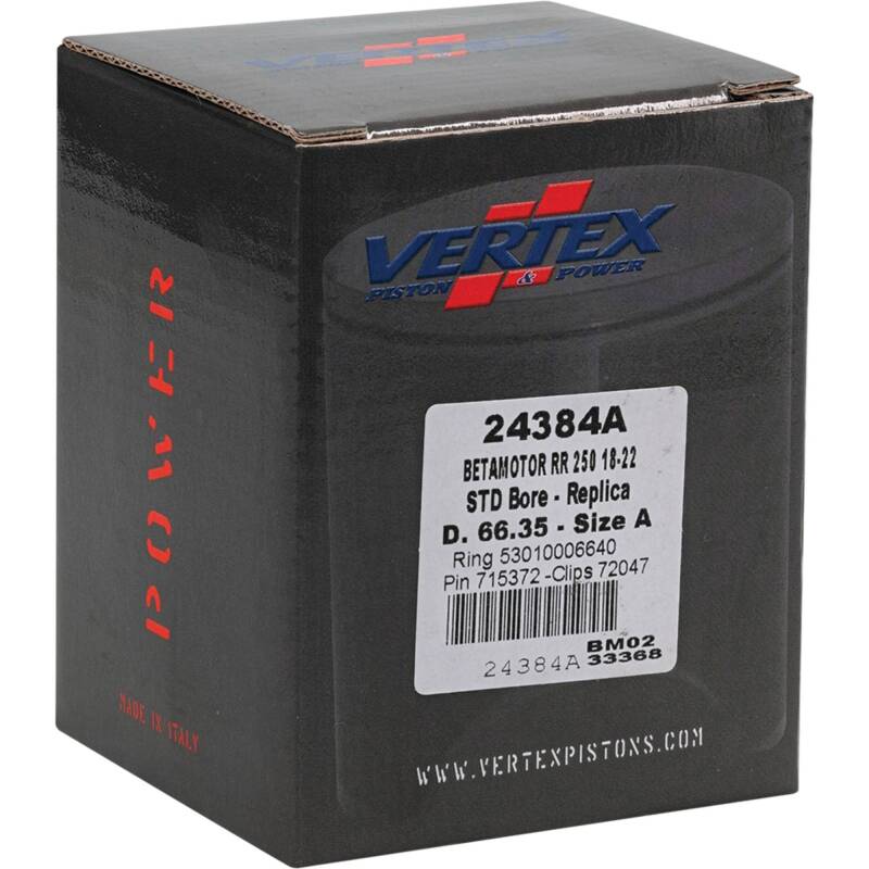 Vertex Pistons Vertex Piston 18-24 Beta RR 2T 250 250cc Cast Replica Piston Kit