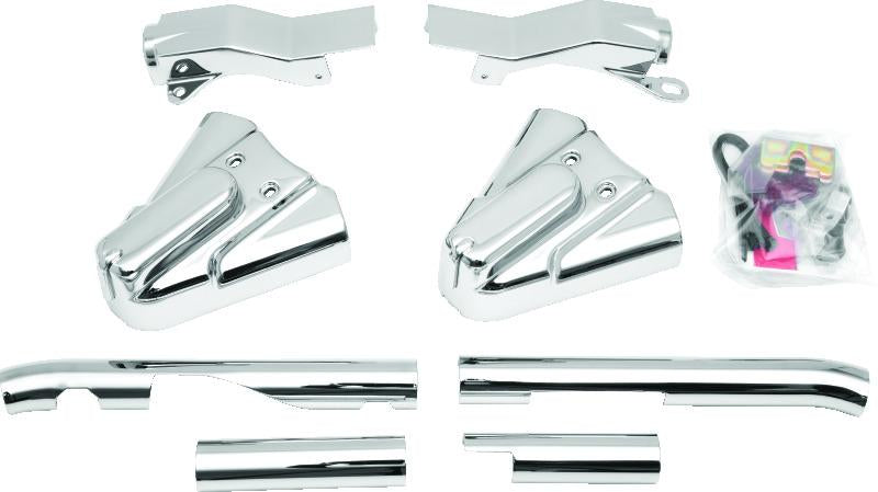 Kuryakyn Swingarm Cover Kit - Unlighted 86-99 Softail Models Chrome
