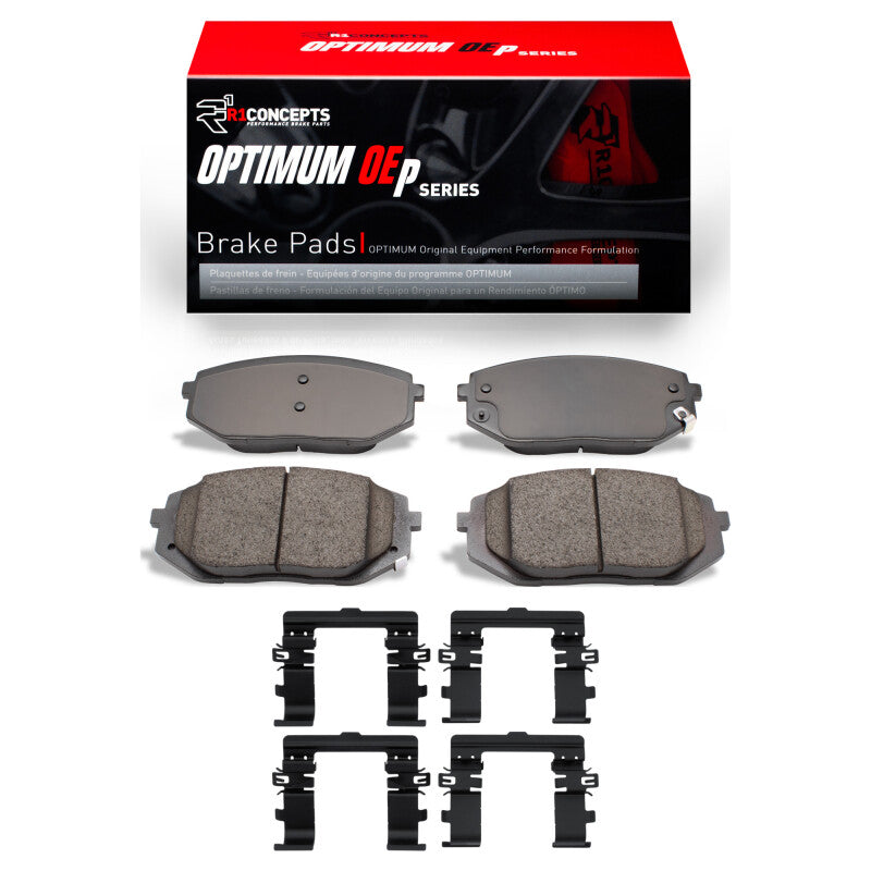 R1 Concepts R1 25-26 Kia K5 Front Optimum OE Brake Pads and Hardware Kit