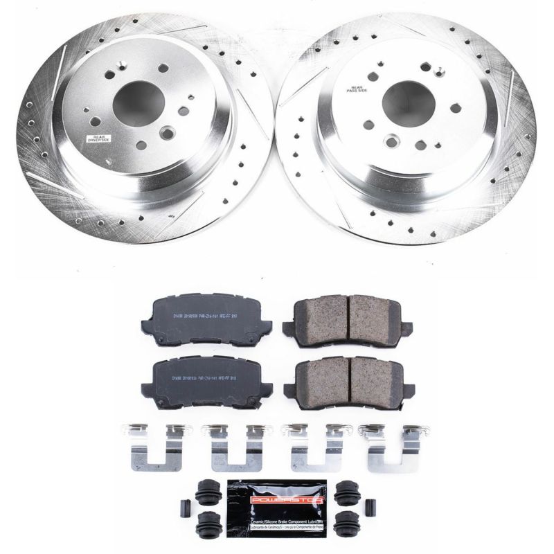 PowerStop Power Stop 17-19 Acura MDX Rear Z23 Evolution Sport Brake Kit