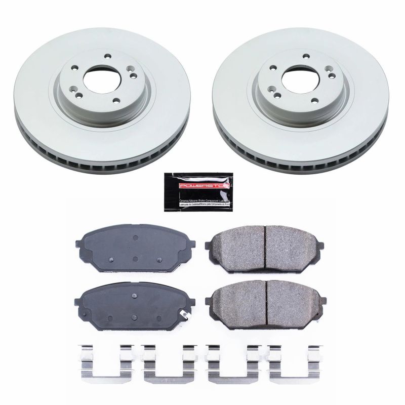 PowerStop Power Stop 07-12 Hyundai Veracruz Front Z17 Evolution Geomet Coated Brake Kit