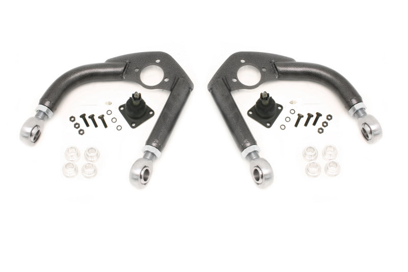 BMR Suspension BMR 93-02 F-Body Upper A-Arms w/ Adj. Rod Ends - Black Hammertone