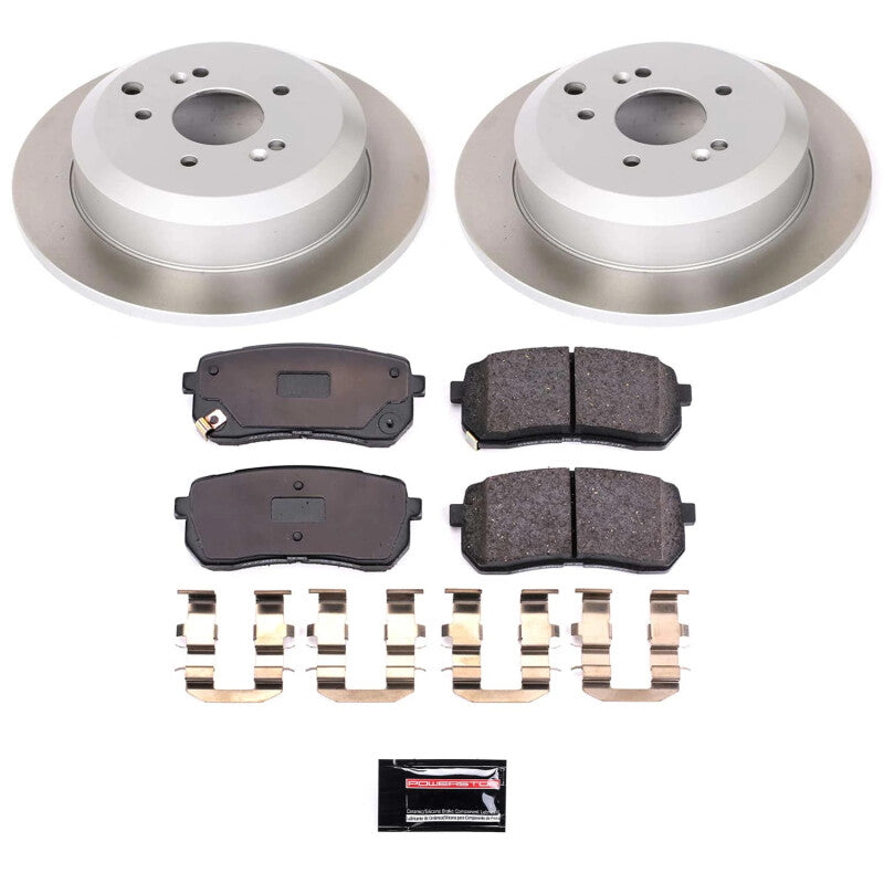 PowerStop Power Stop 07-12 Hyundai Veracruz Rear Semi-Coated Rotor Kit