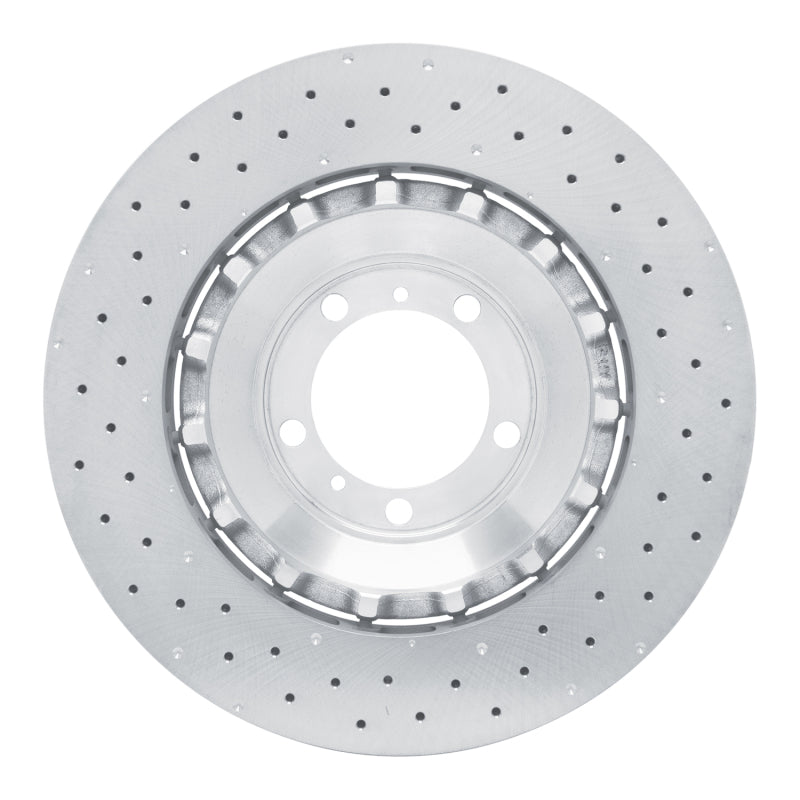 DFC 10-11 Porsche 911 Left Front Drilled Hi-Carbon Alloy Geomet Coated Rotor