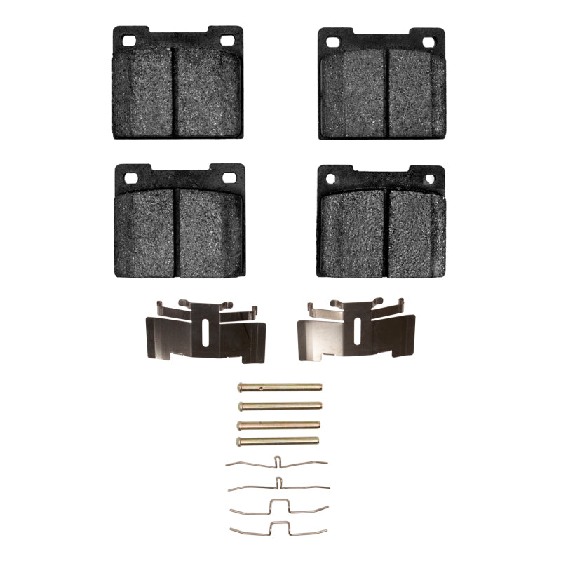 DFC 71-73 Plymouth Cricket Front 5000 Advanced Semi Metallic Brake Pads and Hardware Kit