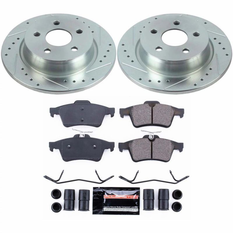 PowerStop Power Stop 18-19 Ford Transit Connect Rear Z23 Evolution Sport Brake Kit