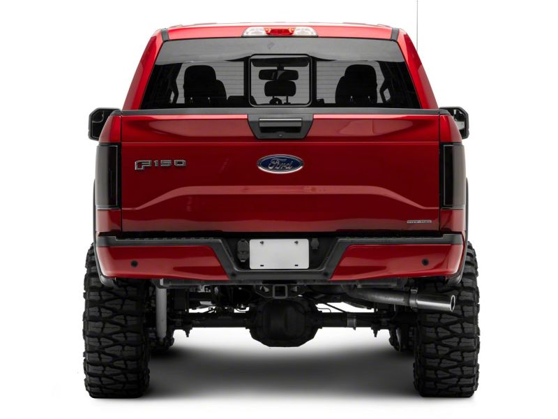 Raxiom 15-17 Ford F-150 Axial Series LED Tail Lights- Black Housing (Smoked Lens)
