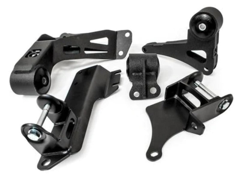Innovative Mounts Innovative 90-93 Integra K-Series Black Steel Mounts 95A Bushings (Not K24 Trans)