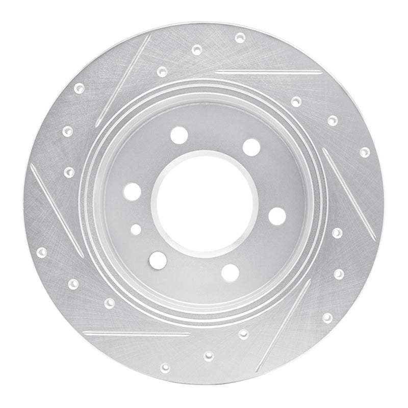 R1 Concepts R1 19-25 Freightliner SprintER 1500 Rear Right Drilled & Slotted Silver Brake Rotor