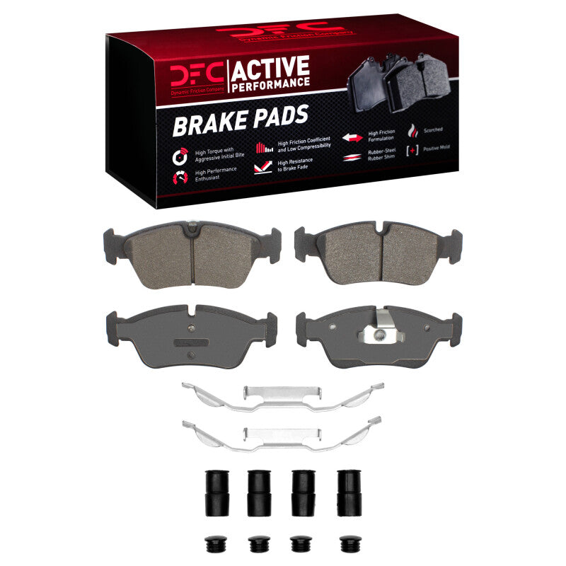 DFC 92-8 BMW 323CI Front Active Performance Pads and Hardware Kit