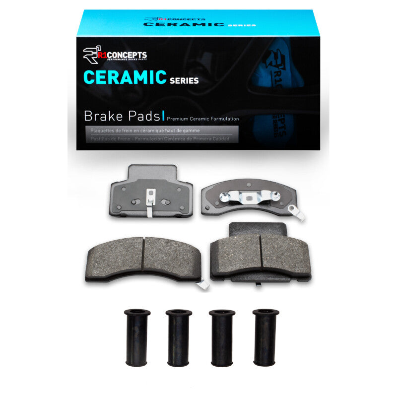 R1 Concepts R1 1990-2002 Chevrolet Express 3500 Front R1 Ceramic Pads & Hardware Kit