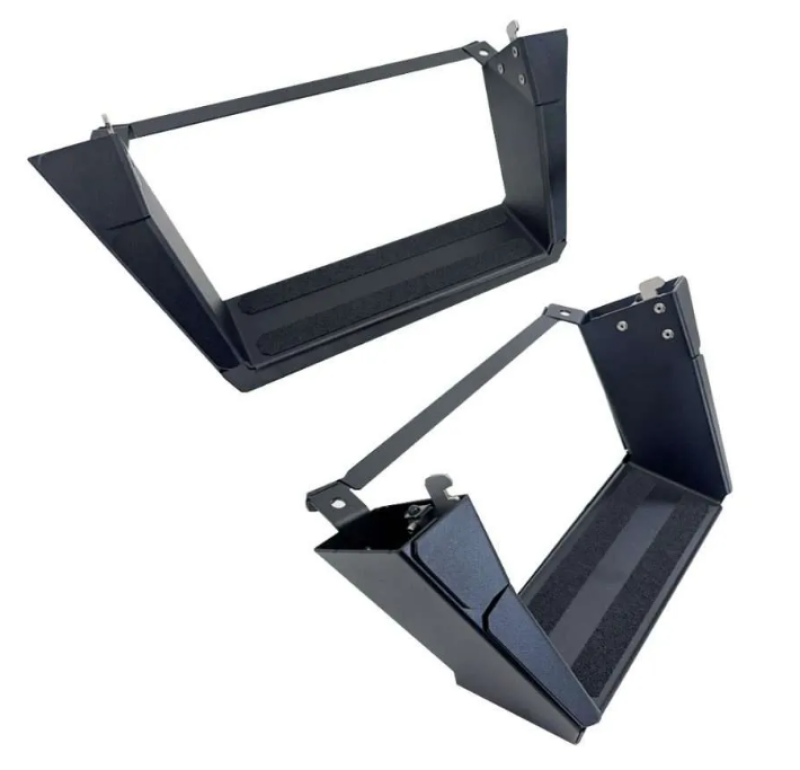 Rock Slide Engineering Rock Slide 18-25 Jeep Wrangler JL 7in Removable Deluxe Rock Rail Drop Step