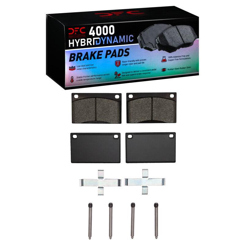 DFC 75-84 Volvo 245/244/242 Front 4000 HybriDynamic Brake Pads and Hardware Kit