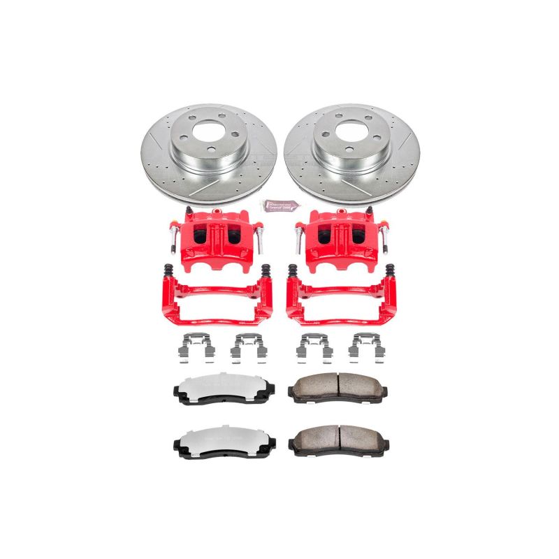 PowerStop Power Stop 01-03 Ford Explorer Sport Front Z36 Truck & Tow Brake Kit w/Calipers