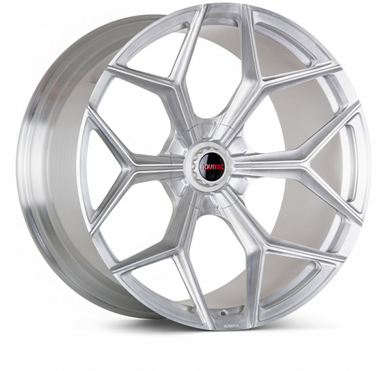 Vossen x Novitec NL4-5L 23x10.5 - 5x130 BP - ET21 - Brushed Gloss Clear Lamborghini Urus Front Wheel