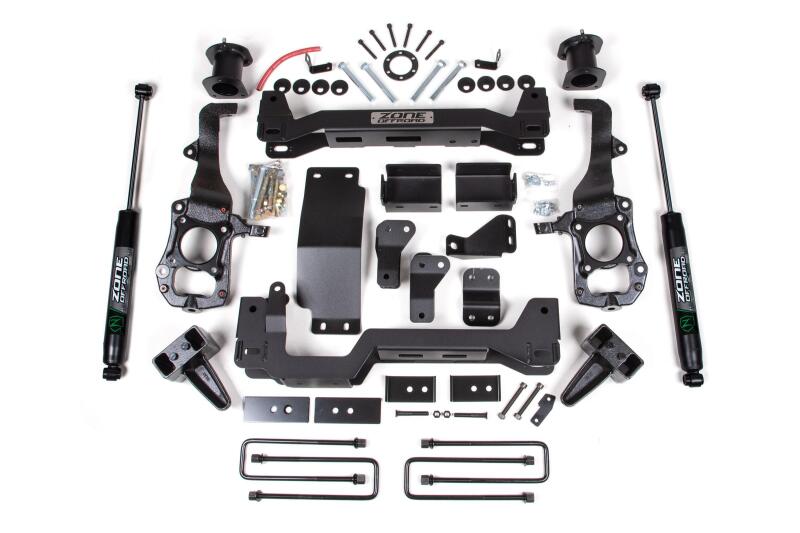 Zone Offroad 21-24 Ford F150 6 in Zone Lift System w/Nitro Shocks