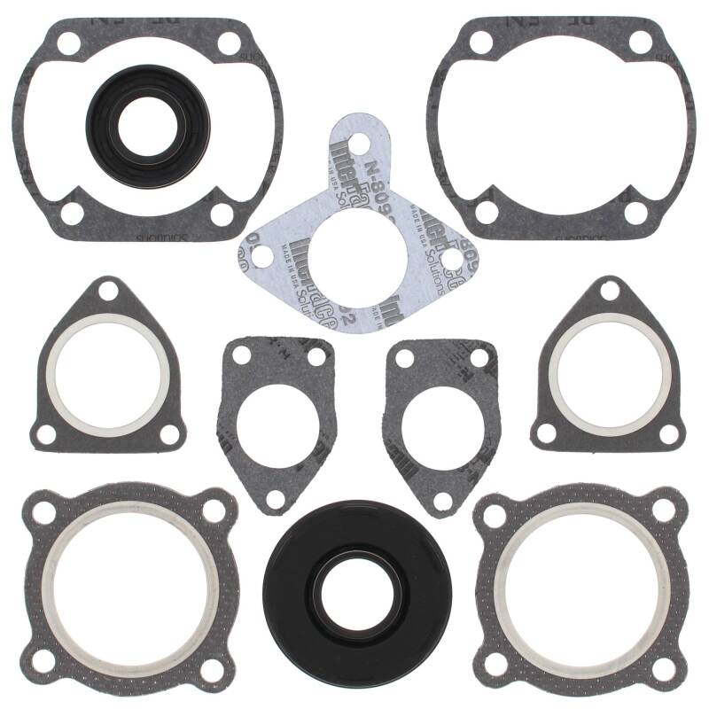 Vertex Pistons Vertex Gaskets 79-84 Yamaha Enticer ET300 C / H Complete Gasket Kit w/ Oil Seals