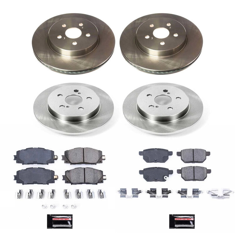 PowerStop Power Stop 20-22 Toyota Prius Prime Front and Rear Autospecialty Brake Kit