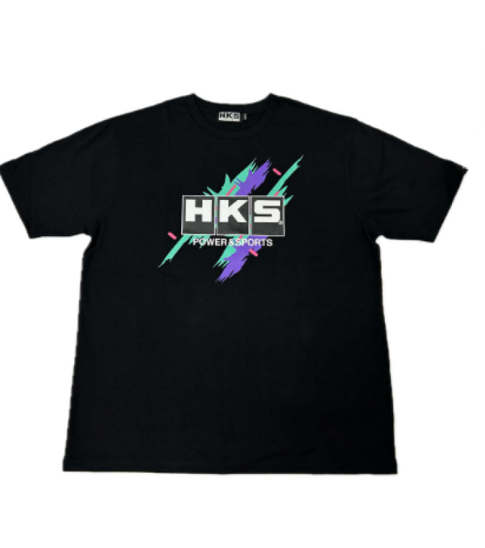 HKS T-SHIRT SUPER RACING v2 BLACK XXL