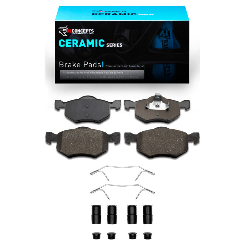 R1 Concepts R1 01-07 Ford Escape Front Ceramic Pads & Hardware Kit