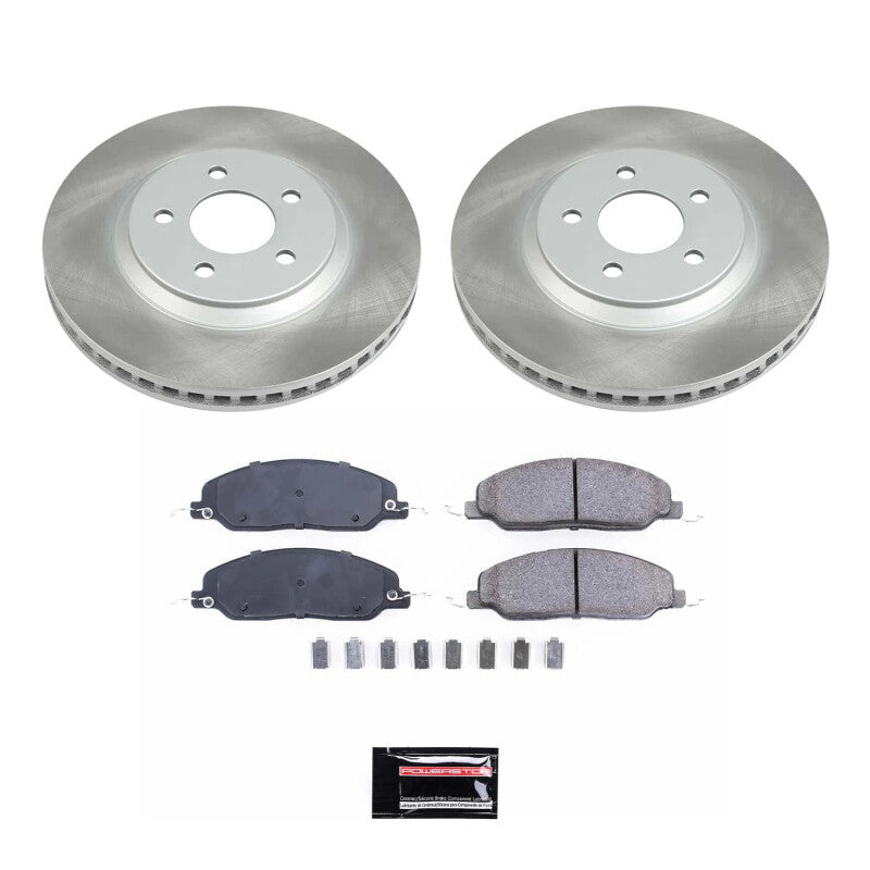 PowerStop Power Stop 05-10 Ford Mustang Front Semi-Coated Rotor Kit