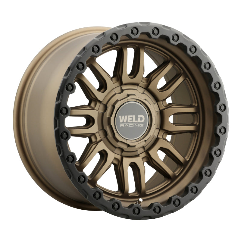 Weld Off-Road Swift 17x9in - 6x135 / 6x139.7 BP - ET-12 - 106.1mm CB Satin Bronze Wheel & Black Ring