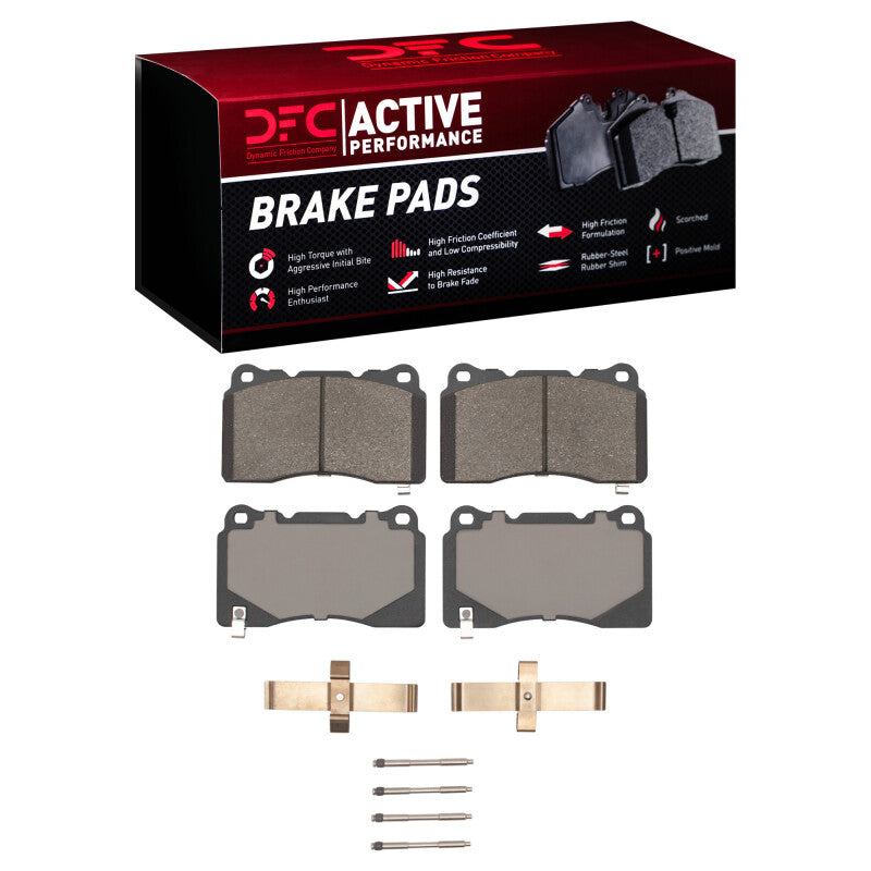 DFC 04-08 Acura TL Front Active Performance Pads and Hardware Kit