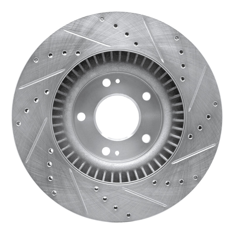 R1 Concepts R1 15-20 Kia SORENTO Front Left Drilled & Slotted Silver Brake Rotor